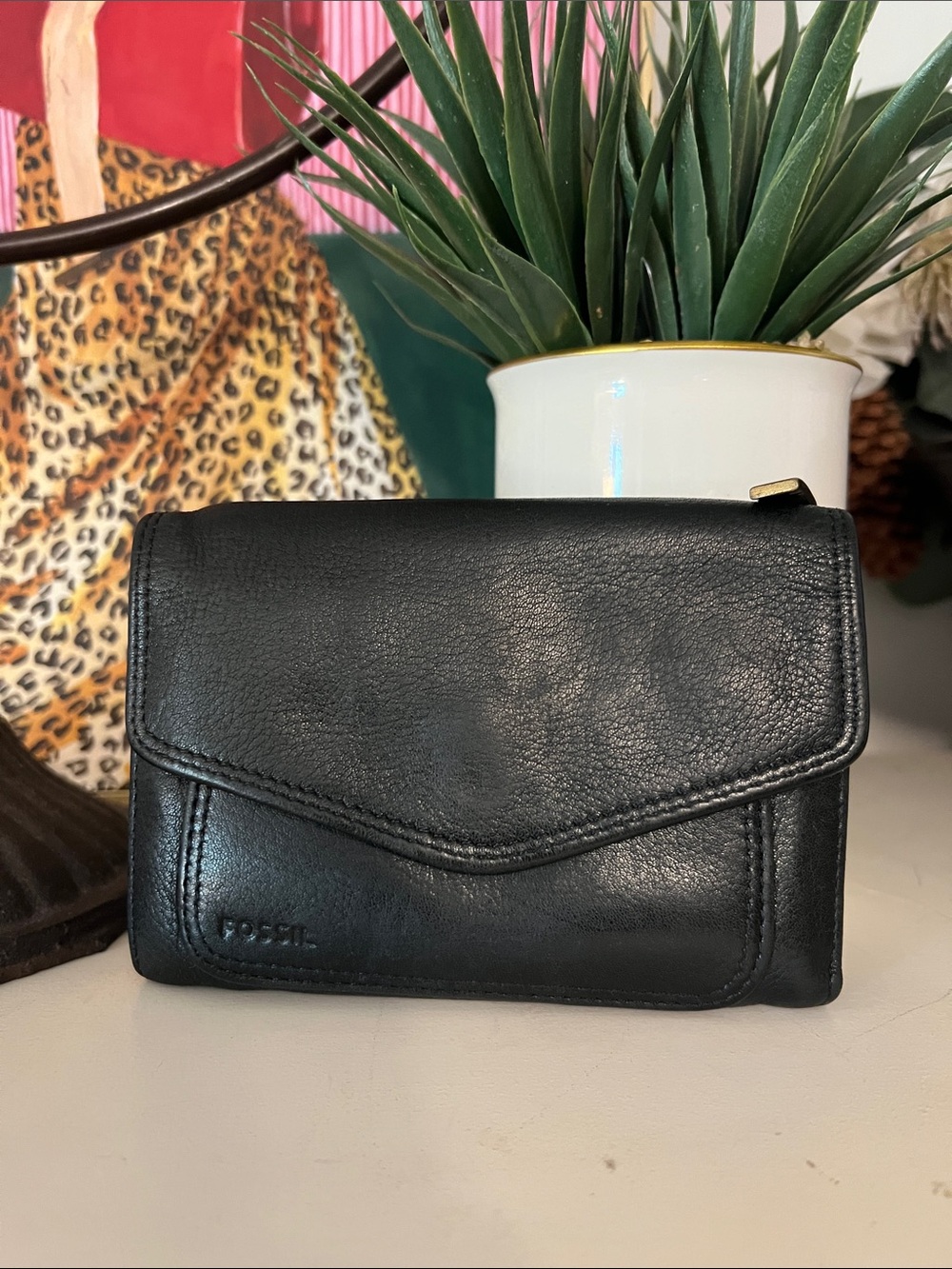 Fossil Black Leather Wallet